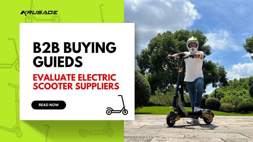 Electric Scooter Suppliers Guide