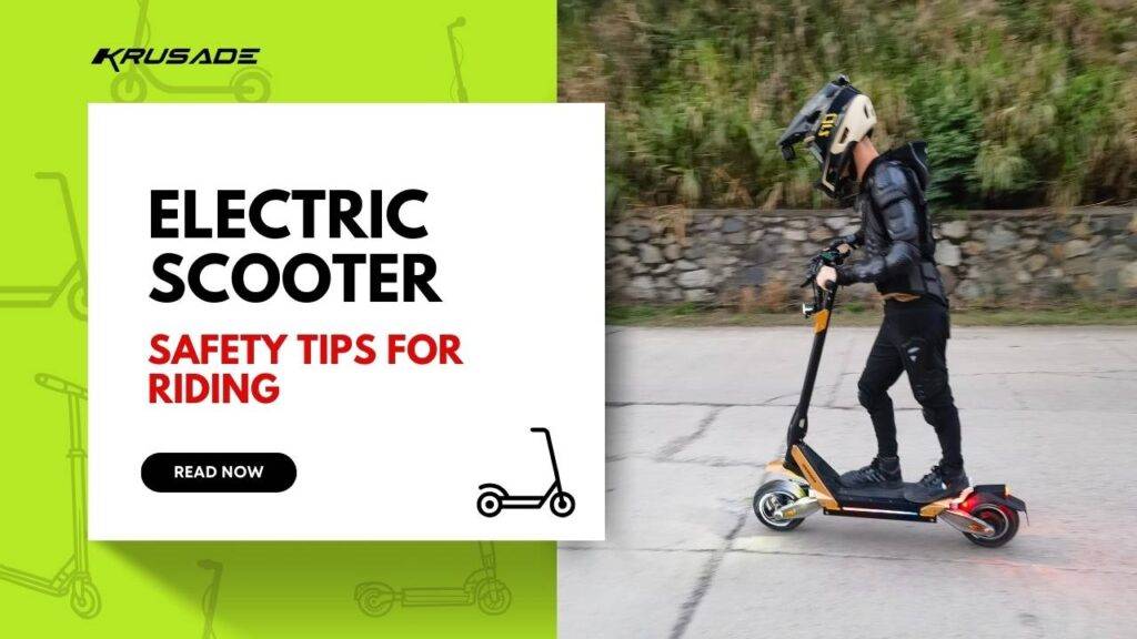 Tips for Riding Electric Scooters
