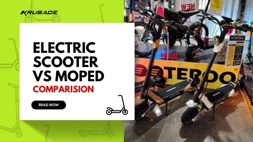 electric scooter vs moped