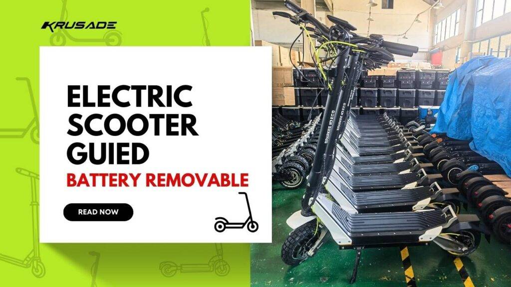 which electric scooter battery is removable