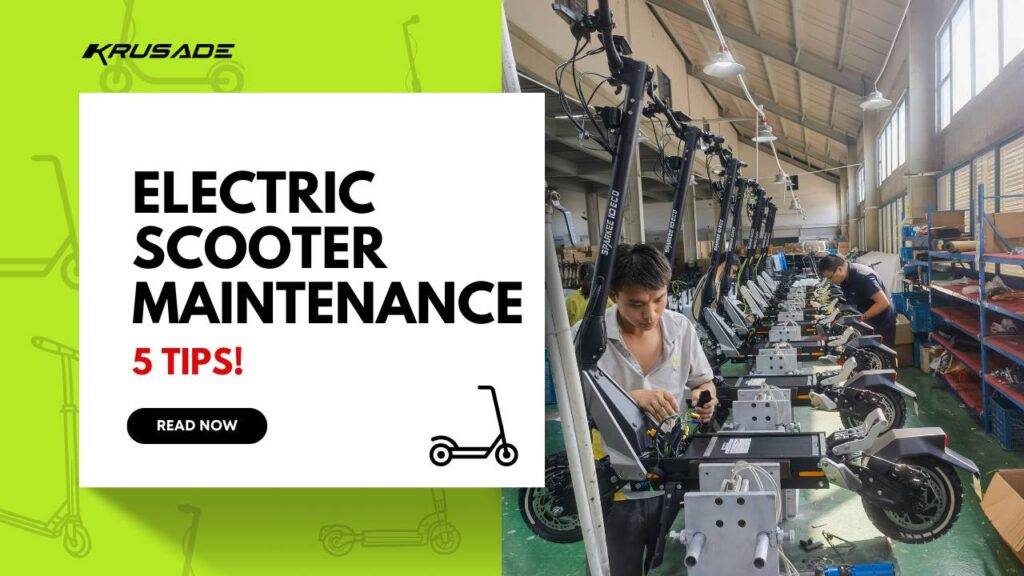 Electric Scooter Maintenance Tips