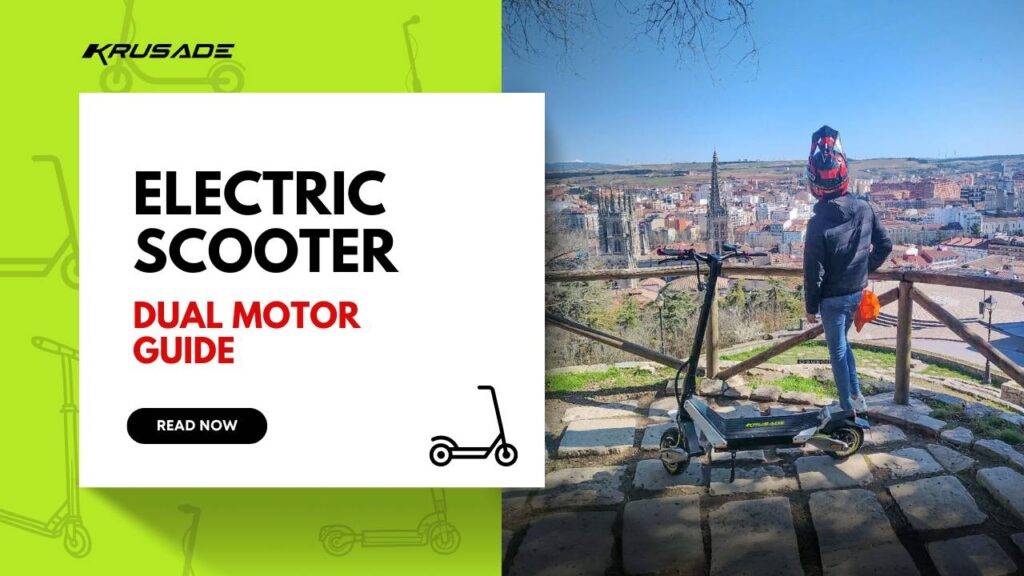 dual motor electric scooter