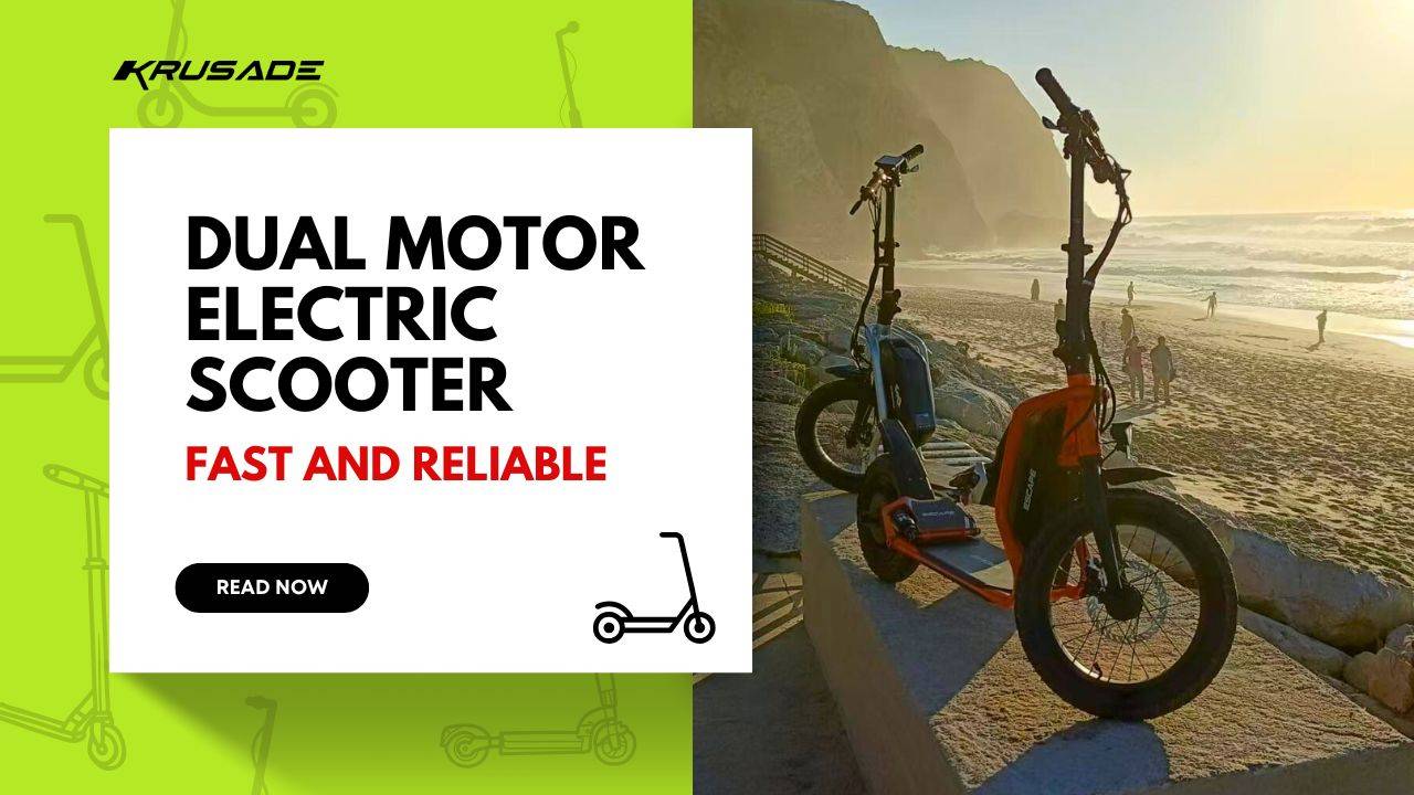 dual motor electric scooter 2