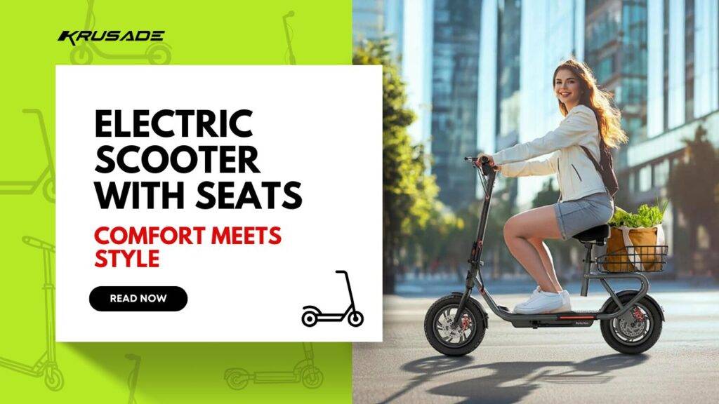 electric scooter with seats